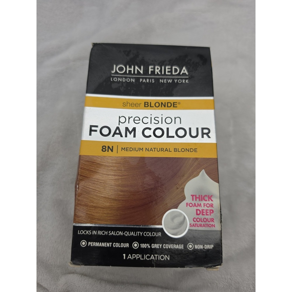 John Frieda Precision Foam Hair Color Medium Natural Blonde 8N